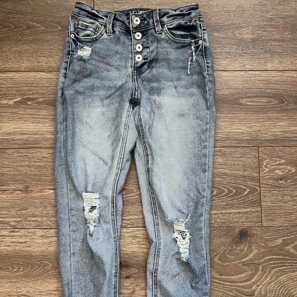 NOBO No Boundaries Medium Wash High-Rise Skinny Jeans Size 1 - Picture 1 of 10